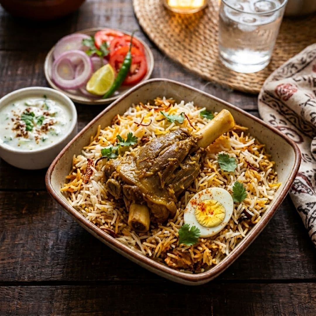 Mutton Dum Biryani